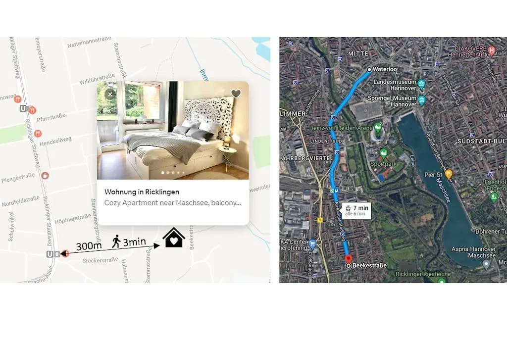 Cozy Apartment Near Maschsee, Balcony, Gardenview Hannover 0*,  Germania